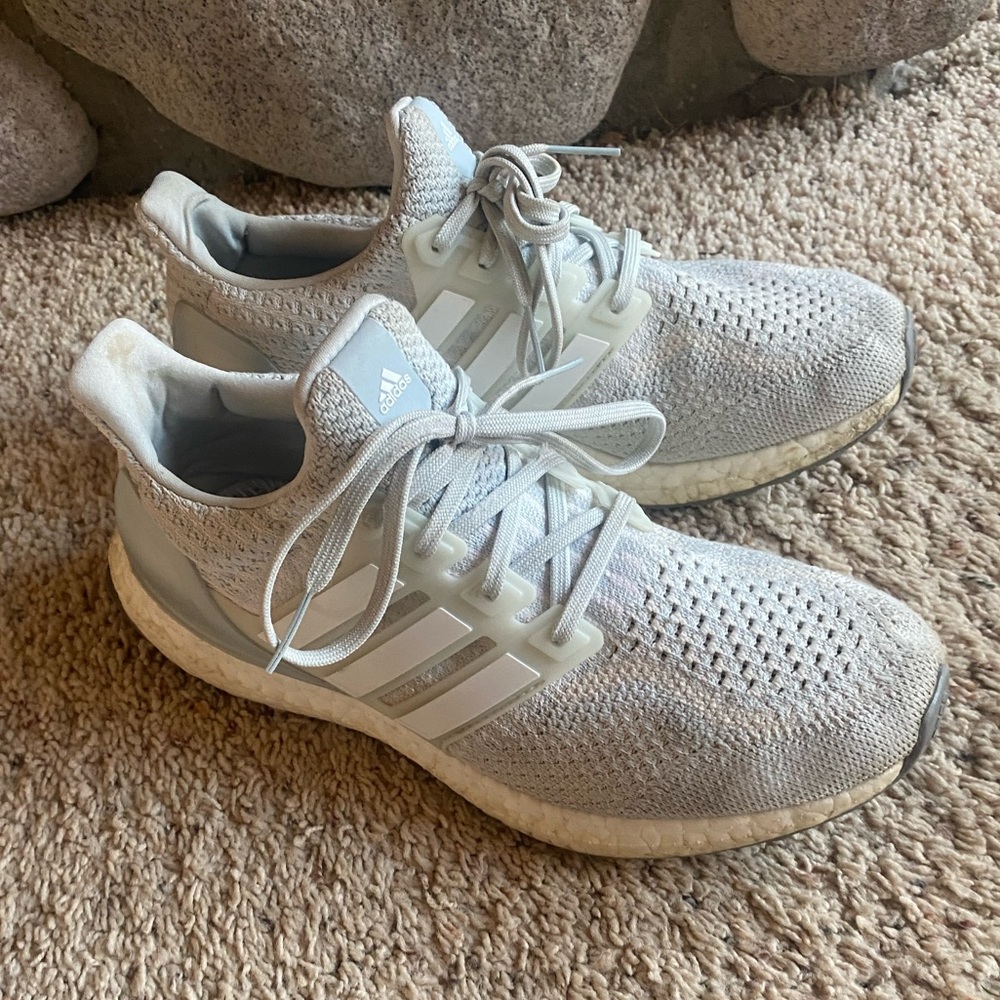 Adidas Ultra boosts light blue